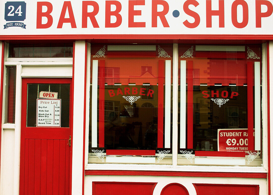 Barber shop, Dublin, Ireland