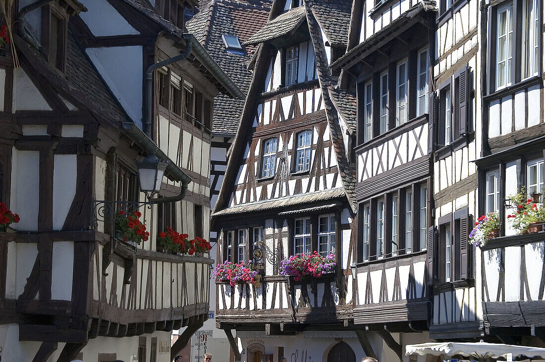 Half-timbered houses in Strasbourg. Alsace, France