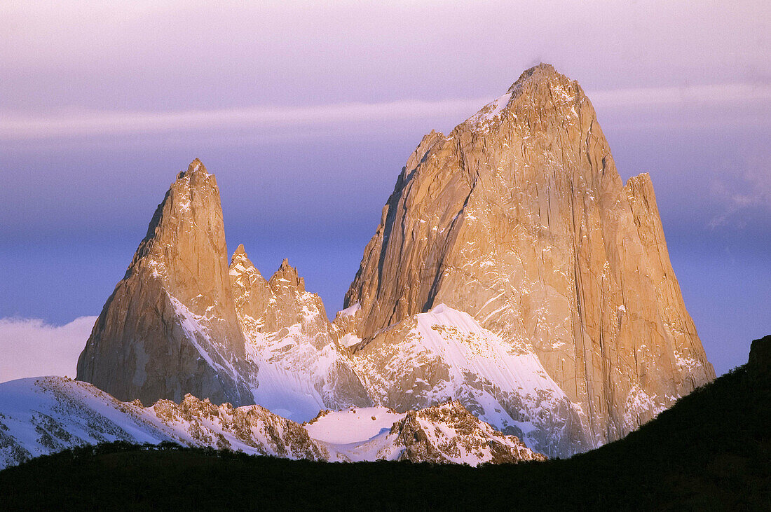 The Mount Fitz-Roy (el chalten)  in Patagonia, Argentina