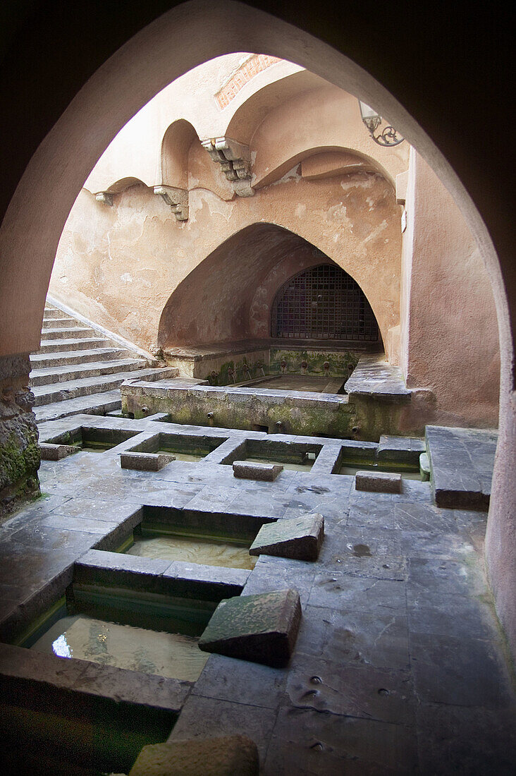 Washing place, Cefalù. Sicily, Italy