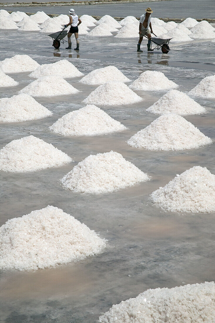 Saltworks, Marsala. Sicily, Italy