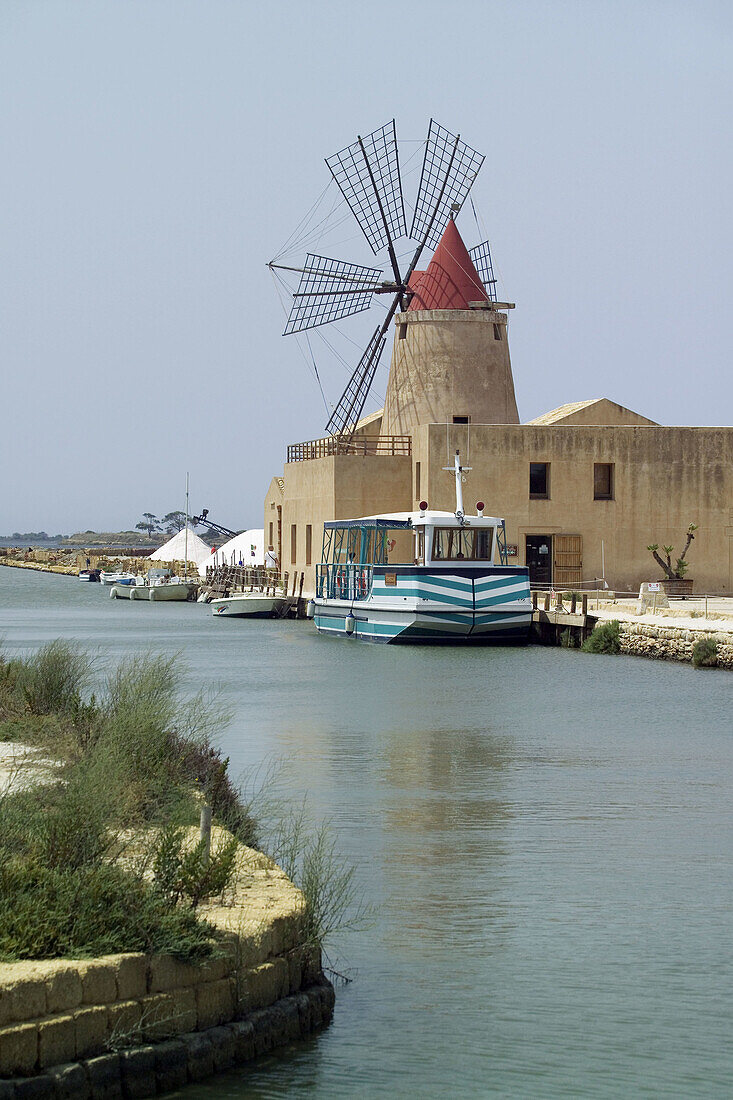 Saltworks, Marsala. Sicily, Italy