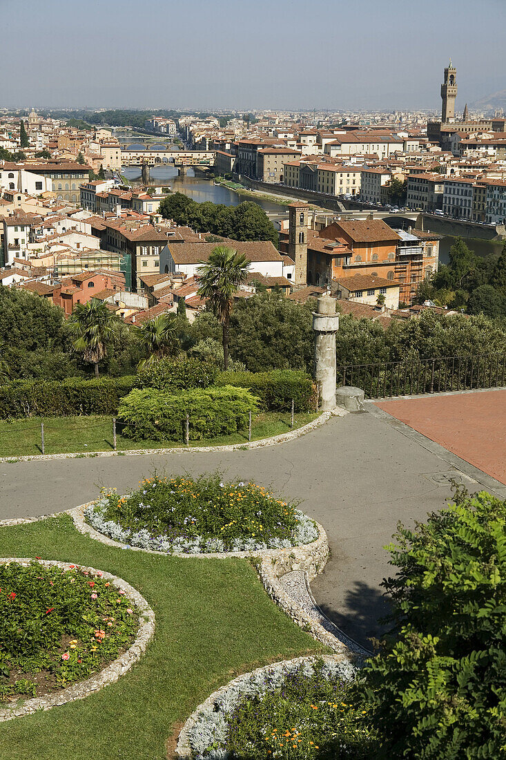 Piazza Michelangelo, Florence. Tuscany, Italy