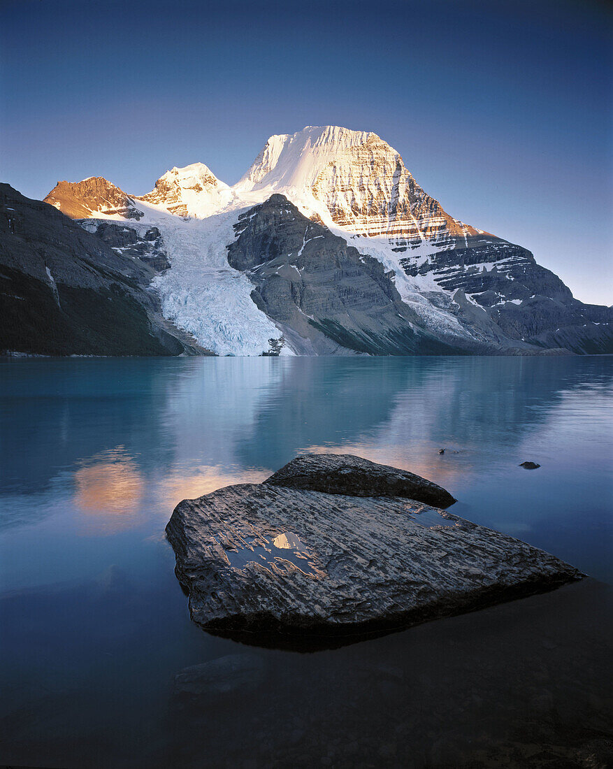 Berg Lake. Mount Robson Provincial Park. British Columbia. Canada