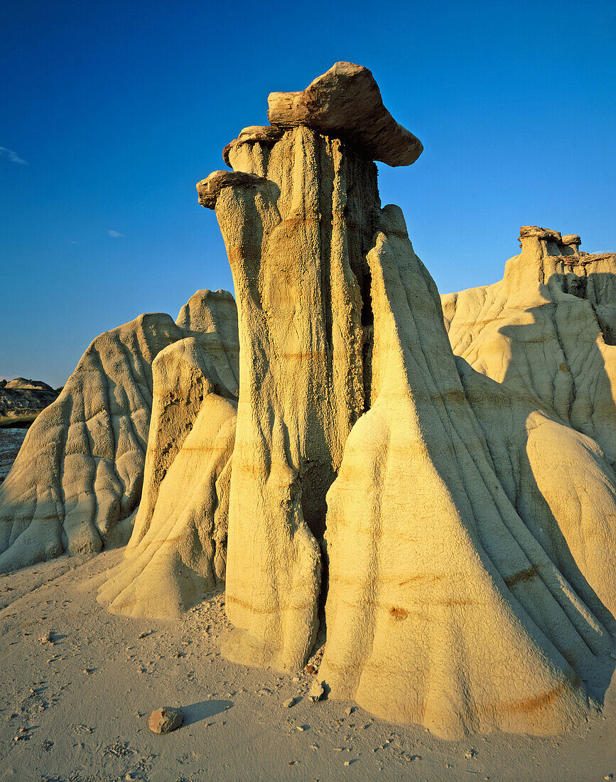 Badlands formations. Theodore Roosevelt National Park. Noth Dakota. USA