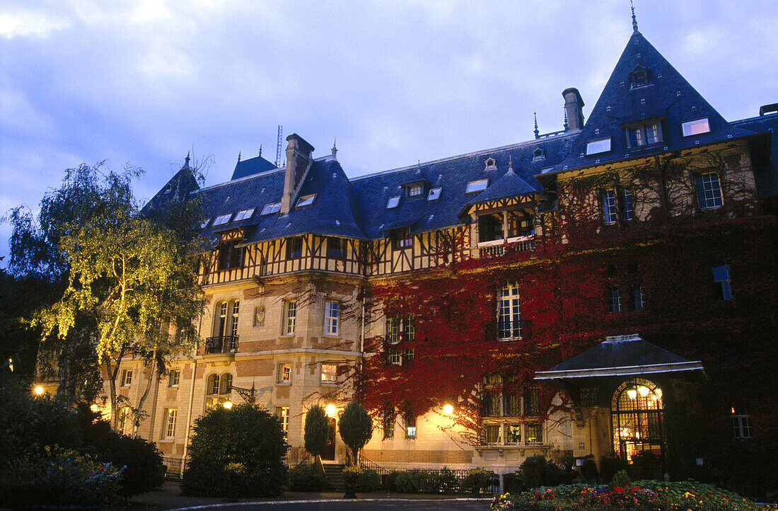 Château de Montvillargenne, Chantilly. Picardy region. North of France.