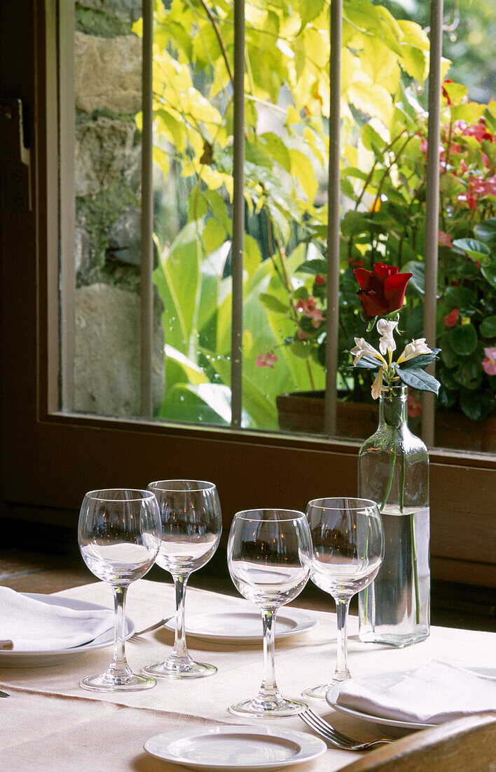 Restaurant de la Riera. Sant Martí Vell. Catalonia. Spain.