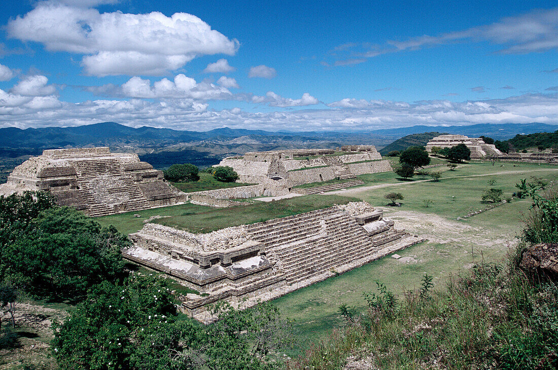 Ruins of Monte Albán (Zapotec, Mixtec cultures). Oaxaca. Mexico