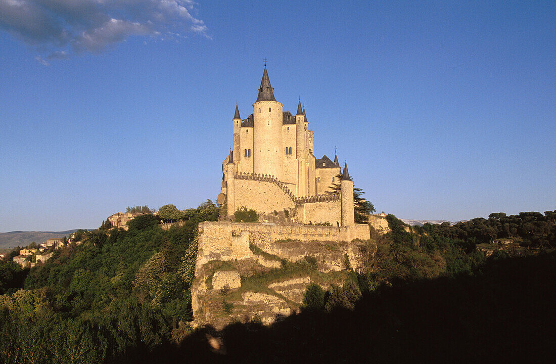 Alcazar, medieval fortress built in XII century. Segovia. Spain