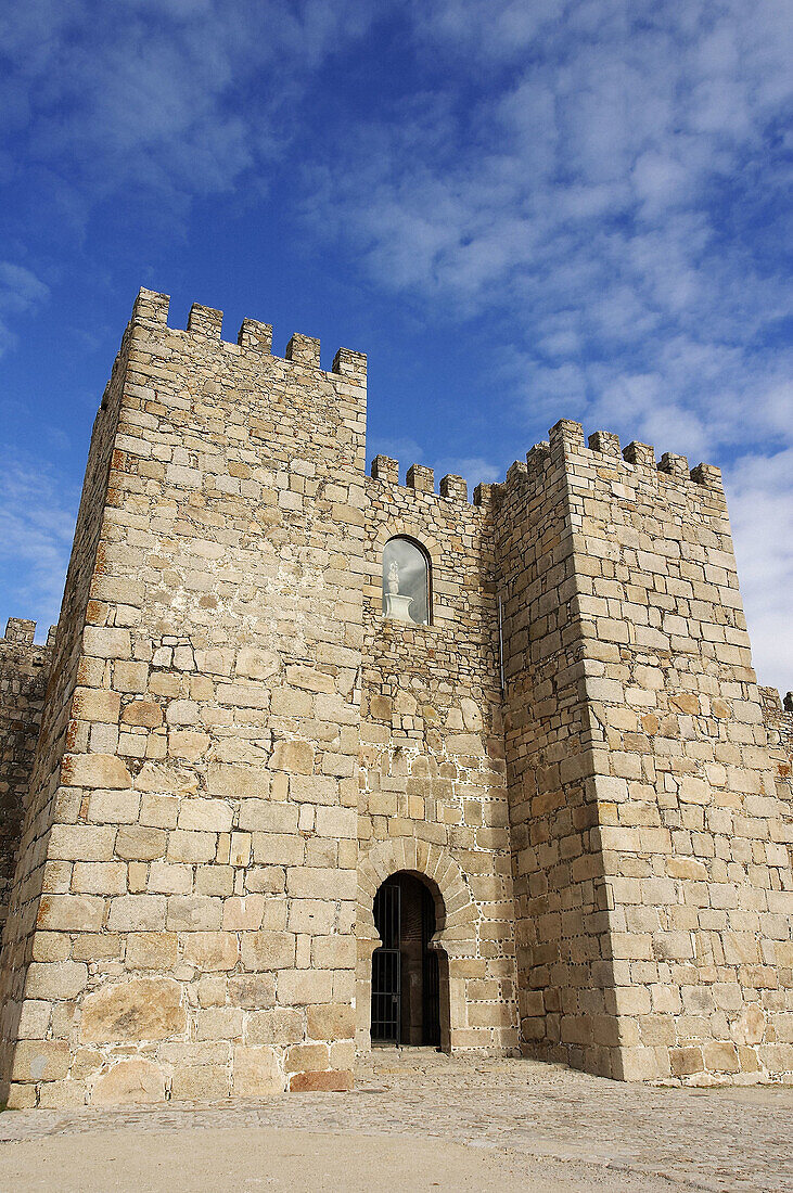 Castle, Trujillo. Cáceres province, Extremadura, Spain