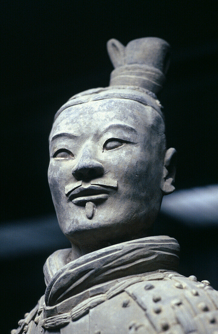 Terracotta Warrior, Xian, Shaanxi, China.