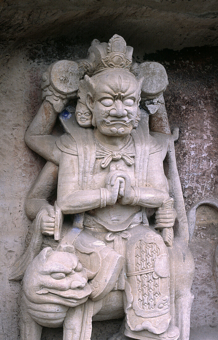 Grottoes in Dazu, Chongqing, China.