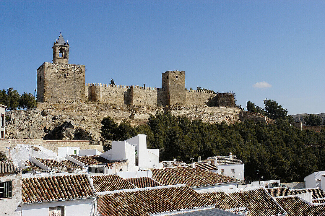 Antequeras Papabellotas castle, XII-XVI Century. Malaga province. Andalucia. Spain