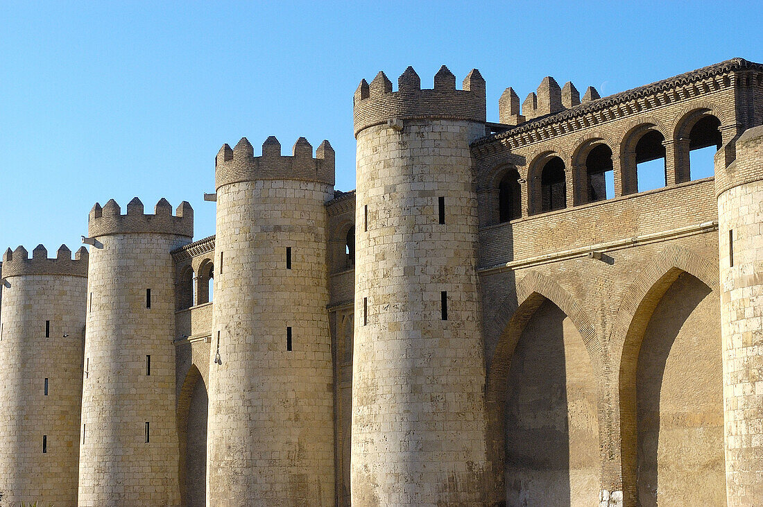 Palacio de la Aljafería. Zaragoza. Aragón, Spain