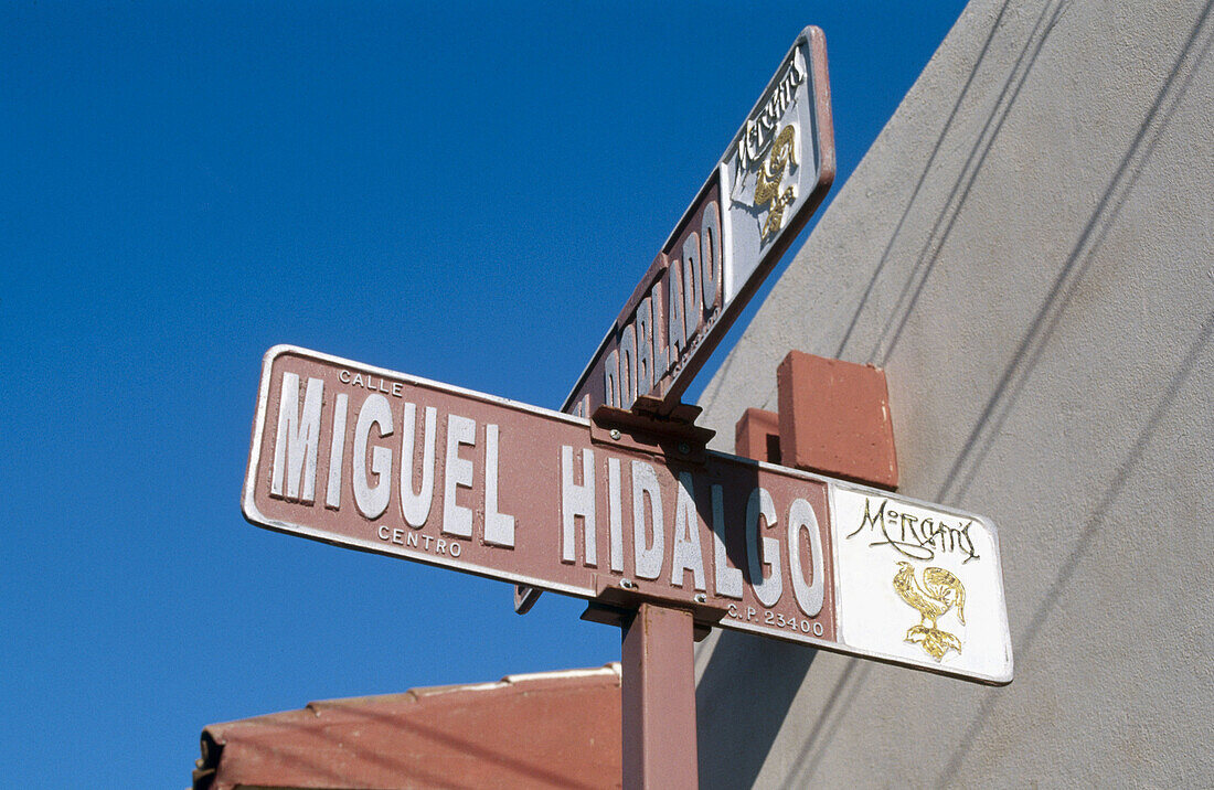 Street sign in Tampico, Tamaulipas