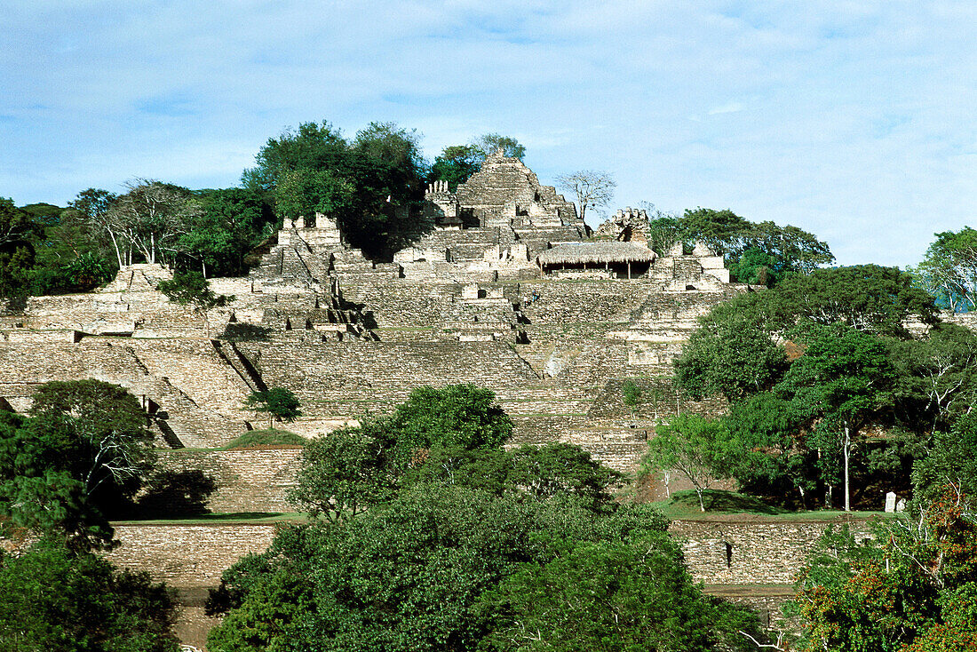 Maya ruins. Toniná. Mexico