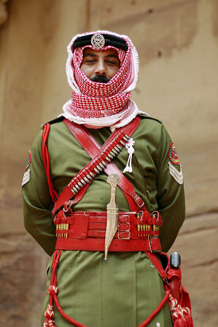 Royal Guard for the Treasury, Petra, Jordan