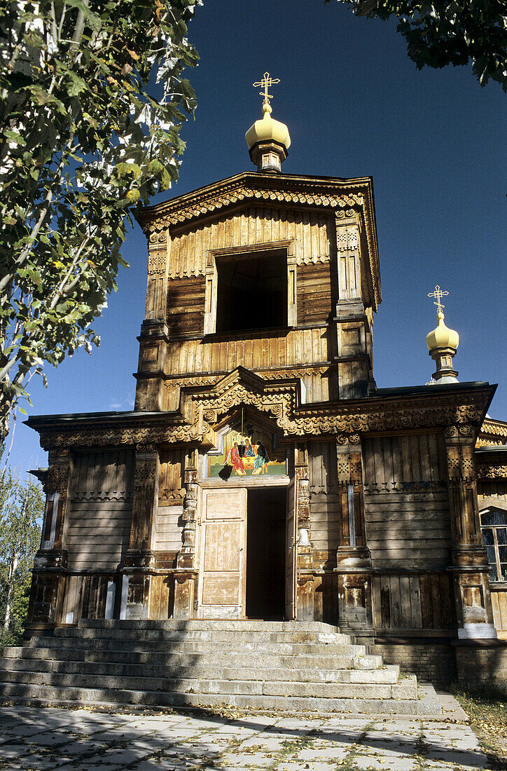 Orthodox church. Karakol. Kyrgyzstan.