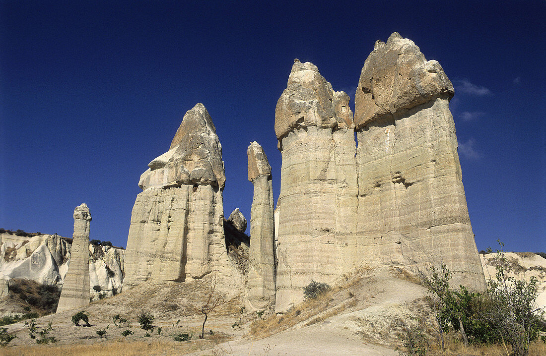 Turkey. Central Anatolia. Cappadocia. Valley of Goreme.