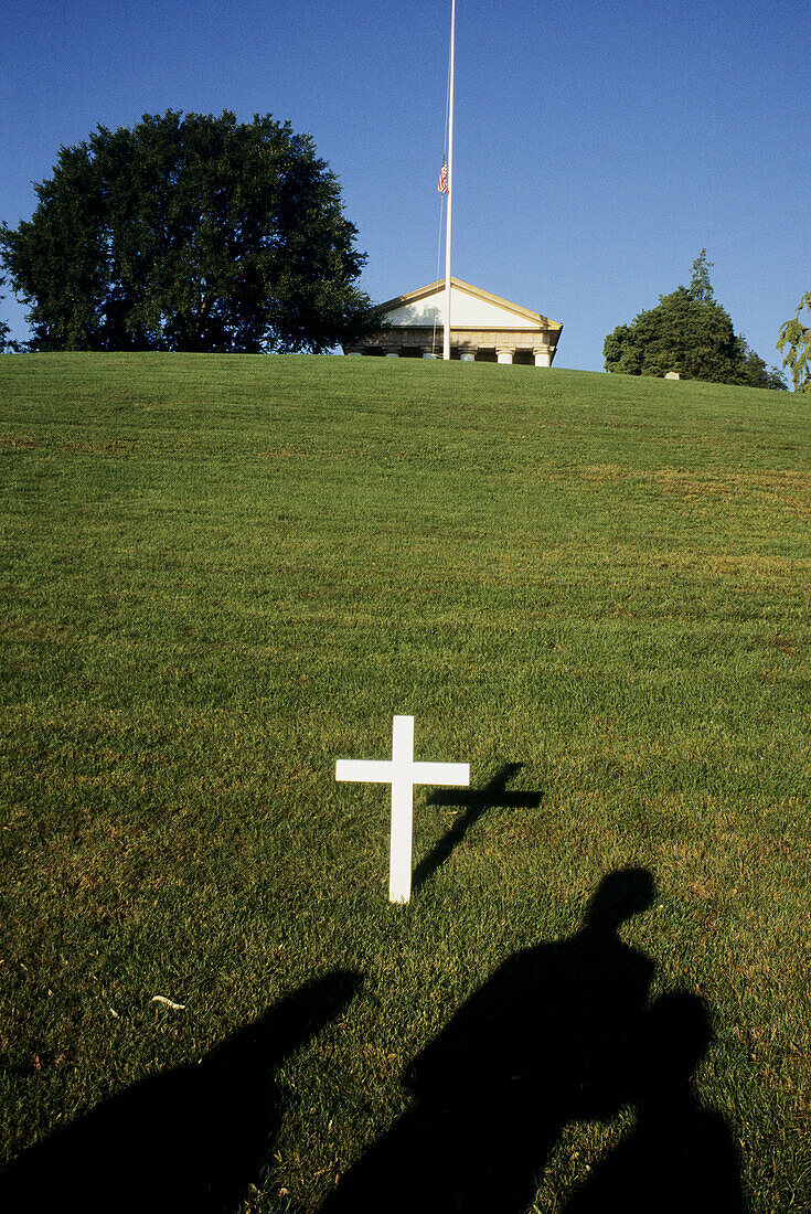 Robert Kennedys grave, Arlington National Cemetery. Virginia, USA