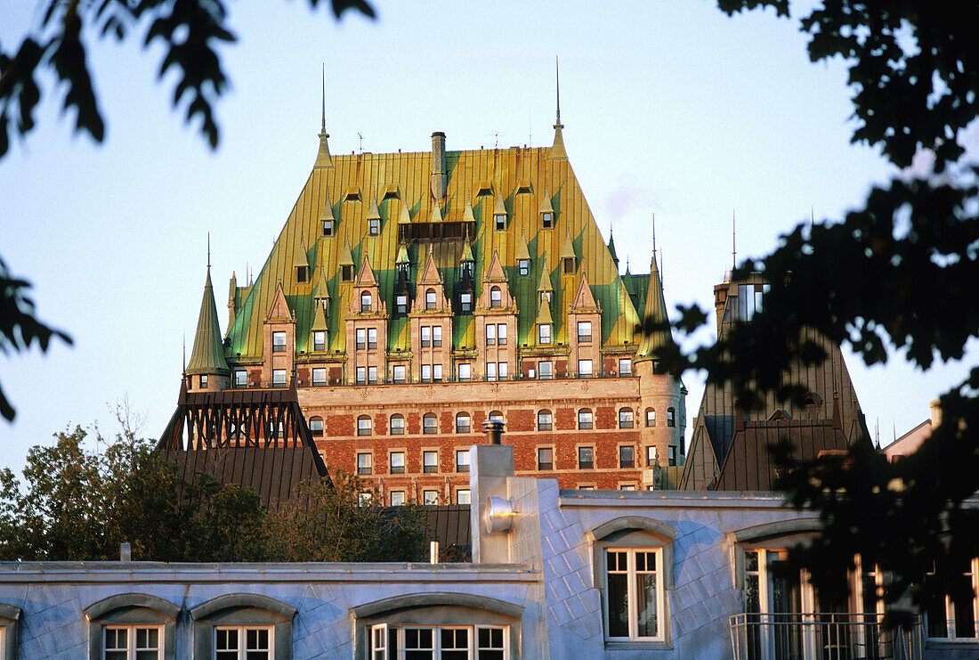 Château Frontenac, Quebec City. Quebec, Canada