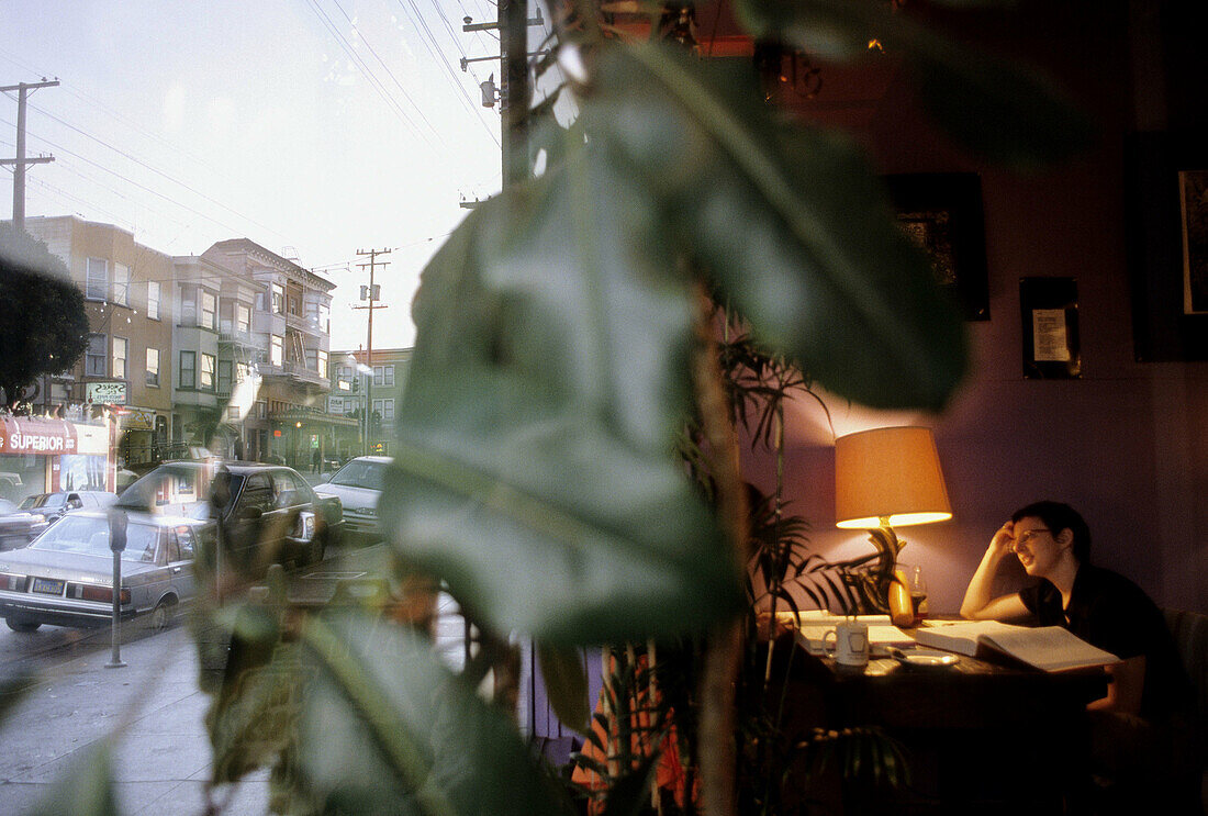 Coffee shop in Mission District, San Francisco. California, USA