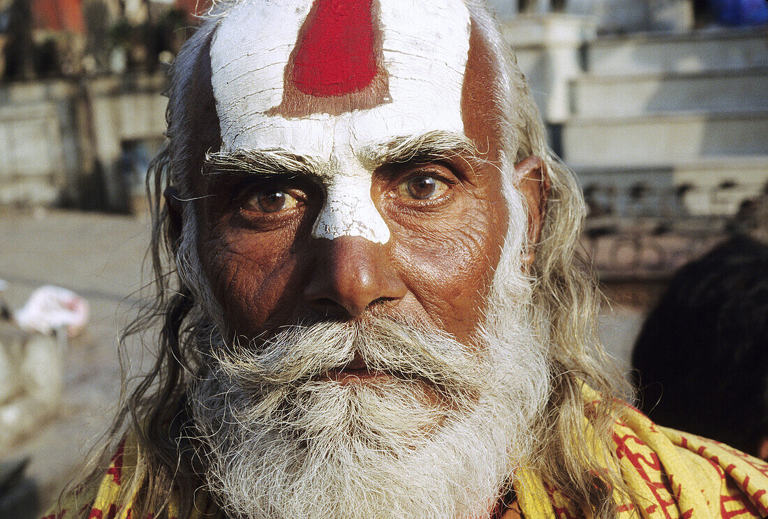 Sadhu (Indian holy man). Kathmandu, Nepal