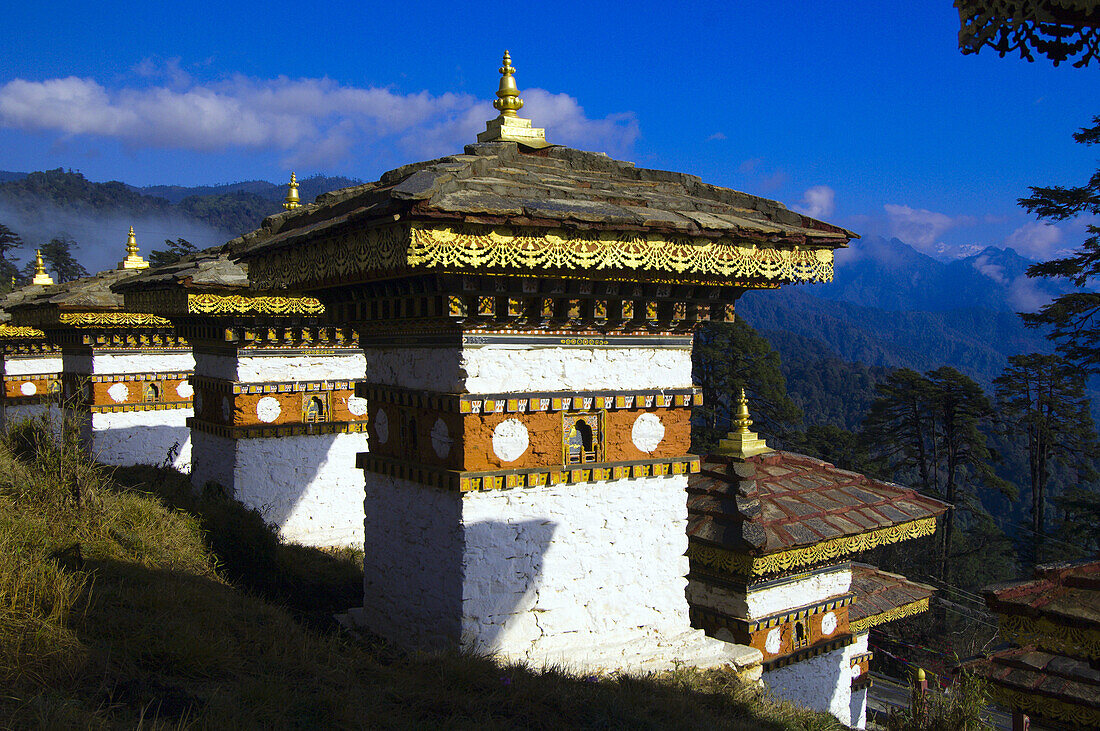 Druk Wangyel Chorten atop Dochula Pass, Bhutan