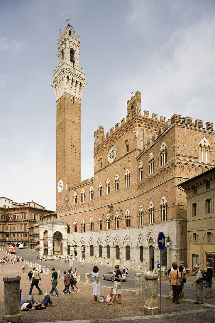 Piazza del Campo, Siena. Tuscany, Italy