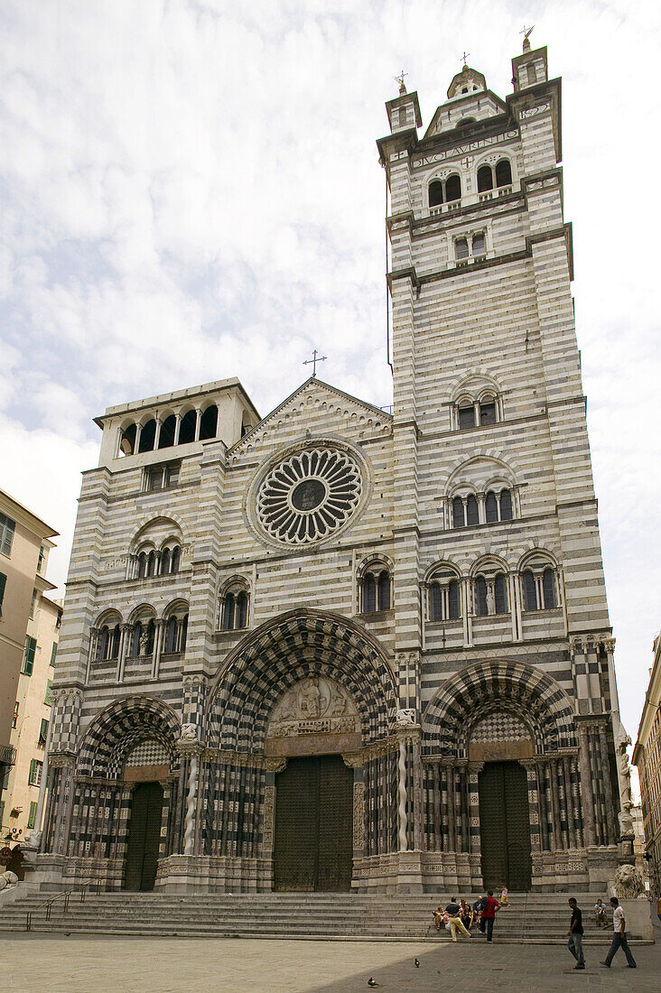 Duomo. Genova. Liguria. Italy.