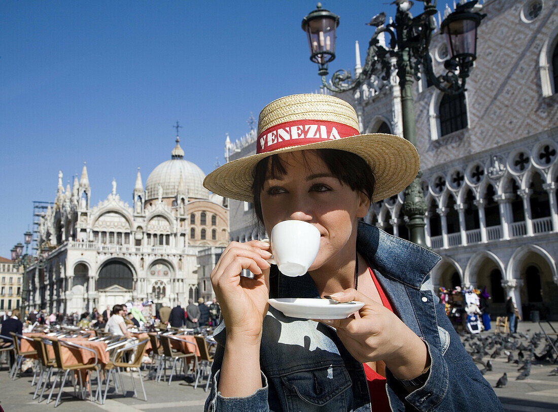 Italy. Veneto, Venice. Piazza San Marco.