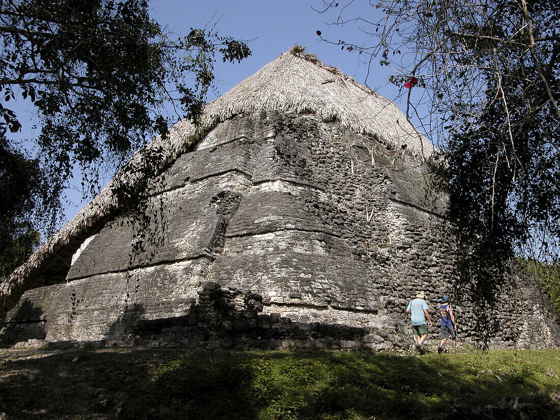 Mayan ruins of Kohunlich (Pre classic & Early Classic, 100 - 600 A.D.). Quintana Roo, Mexico