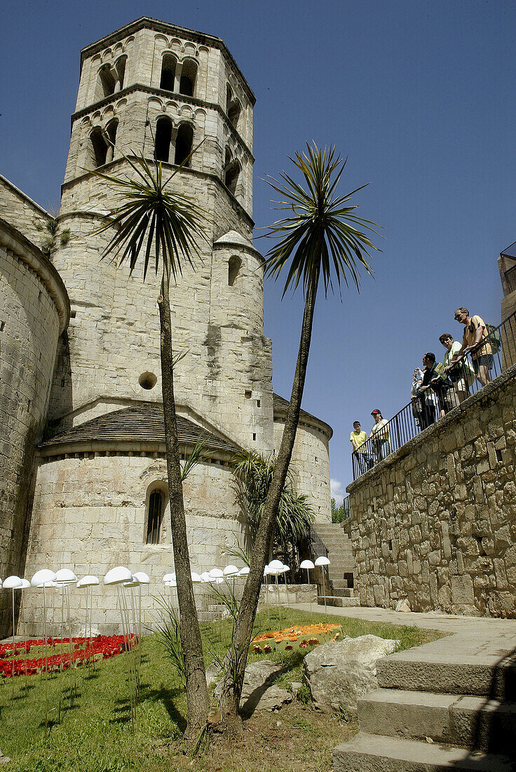 Church of Sant Pere de Galligants monastery, Girona. Catalonia, Spain