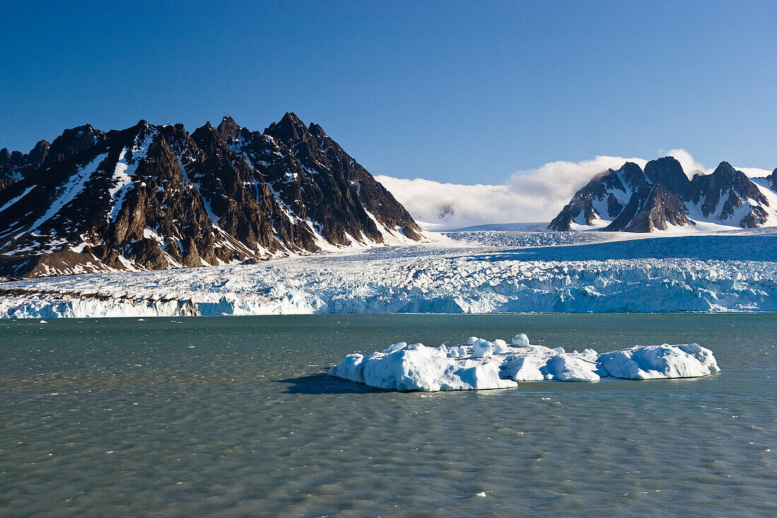 Monaco Gletscher, Liefdefjorden, Spitzbergen, Norwegen