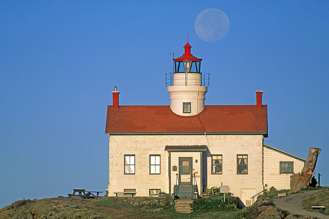 Battery Point Lighthouse. Crescent City. Northern California Coast. USA