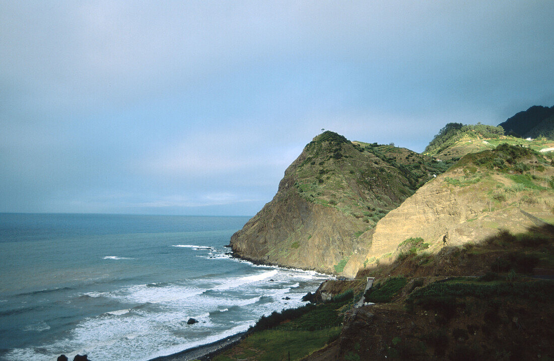 Cliffs, Porto da Cruz, Madeira. Portugal