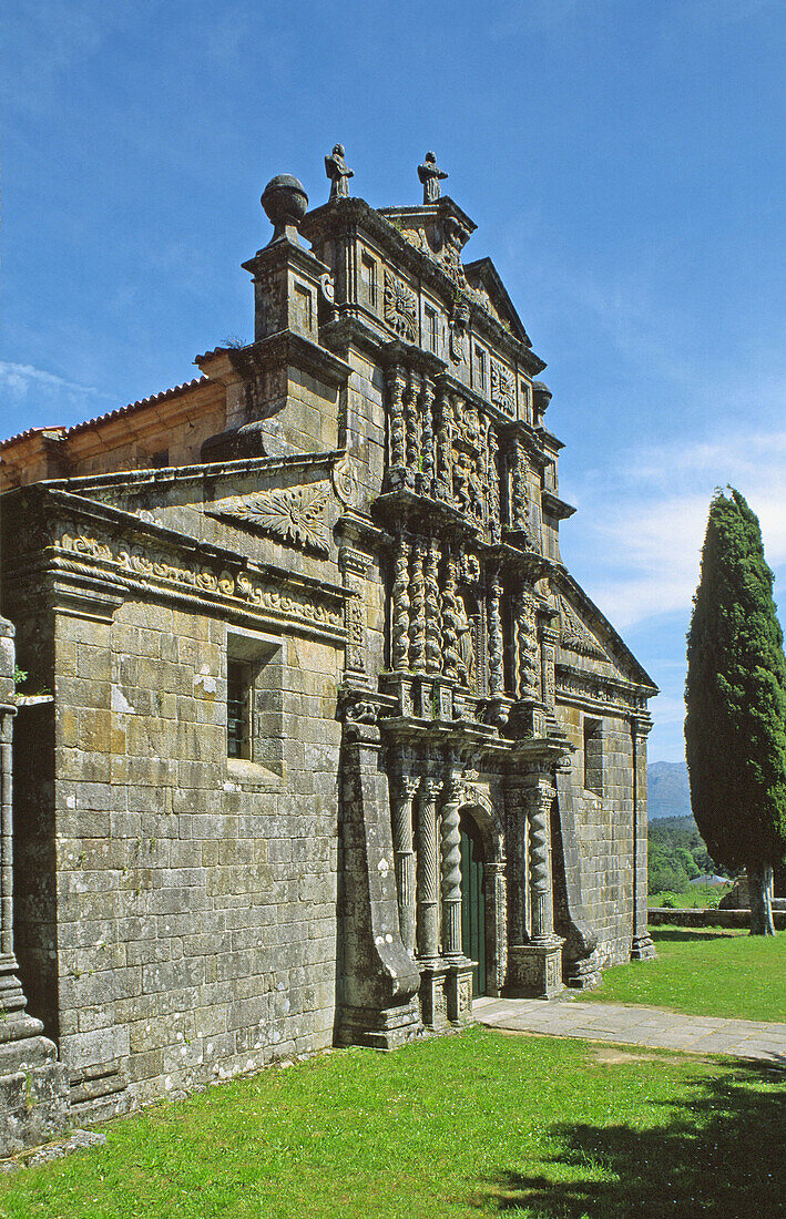 Church of Santa María la Real. Terrachá, Entrimo, Baixa Limia-Serra do Xurés Natural Park. Orense province, Galicia, Spain