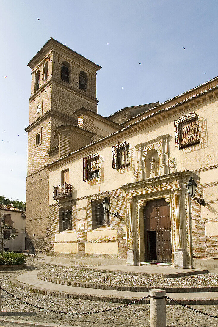 Collegiate church of San Salvador (16th century), Granada. Andalusia, Spain