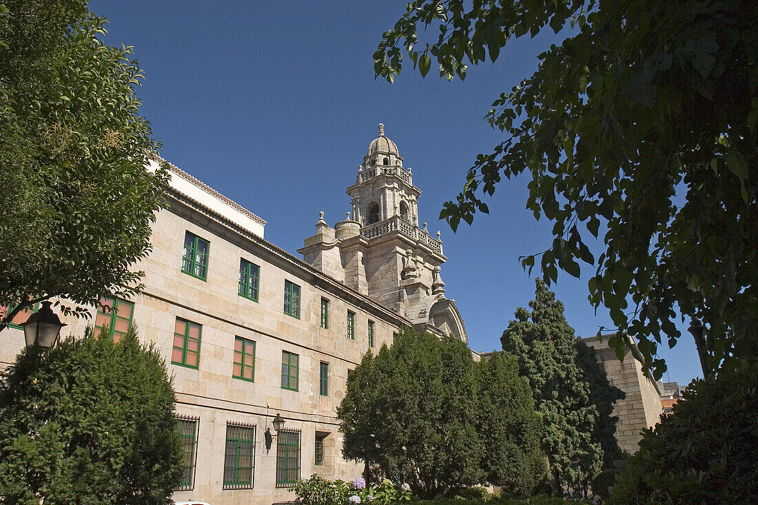 Convent of Santo Domingo in Baroque style (18th century), A Coruña. Galicia, Spain