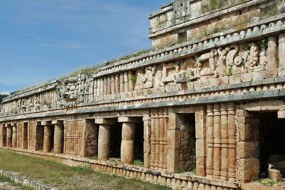 The Great Palace of Sayil Mayan Ruins Yucatan Mexico.