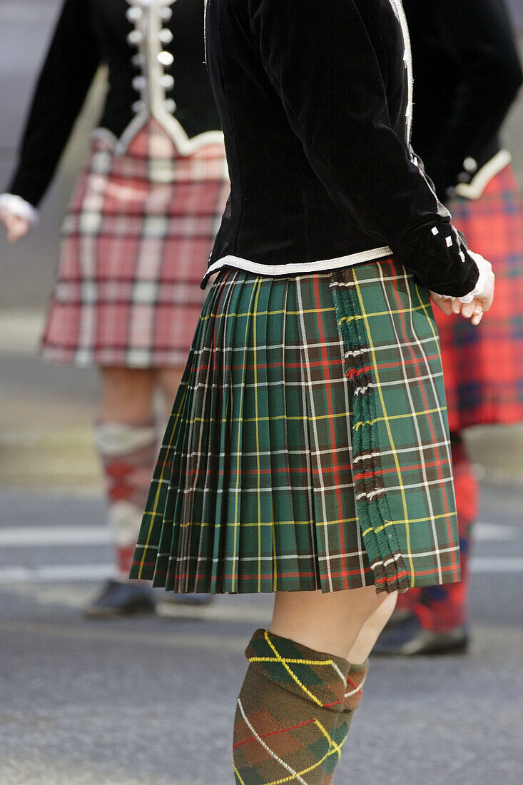 Irish Dancers at St. Patricks Day Parade, Vancouver, Canada