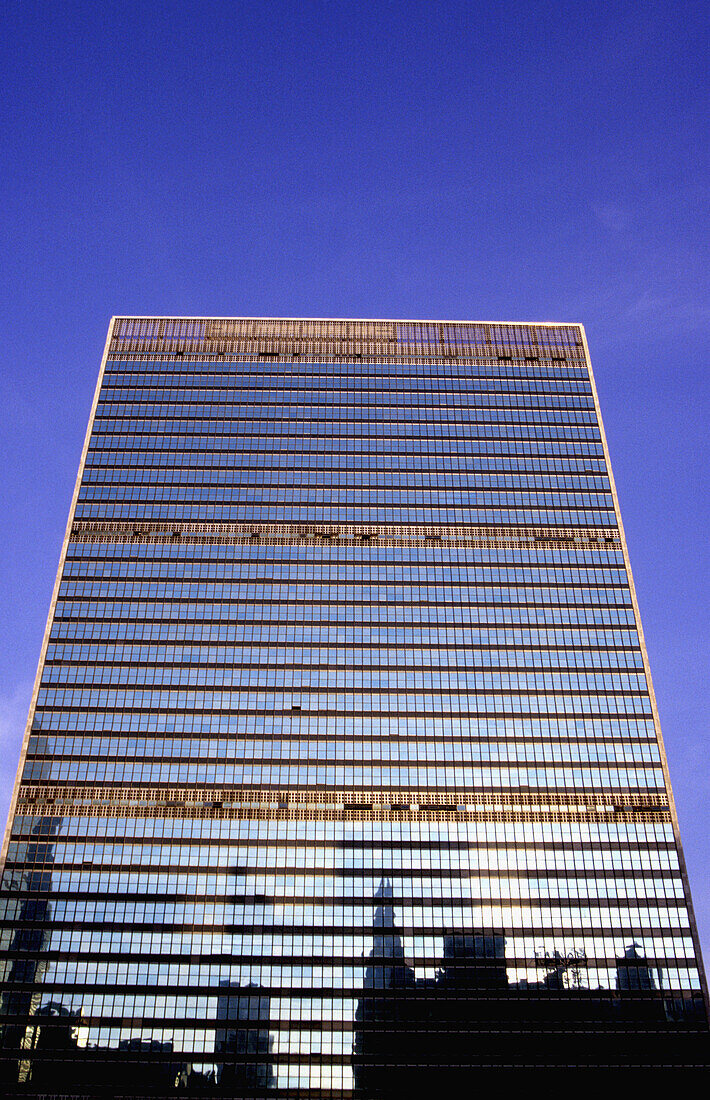 Evening Shadows. United Nations Building. New York City. United States.