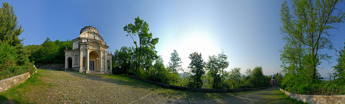 Kapellen am Wallfahrtsweg, Santa Maria del Monte, Sacromonte di Varese, Weltkulturerbe, Lombardei, Italien