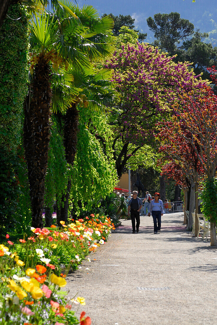 Kurpark von Meran, Vinschgau, Südtirol, Italien