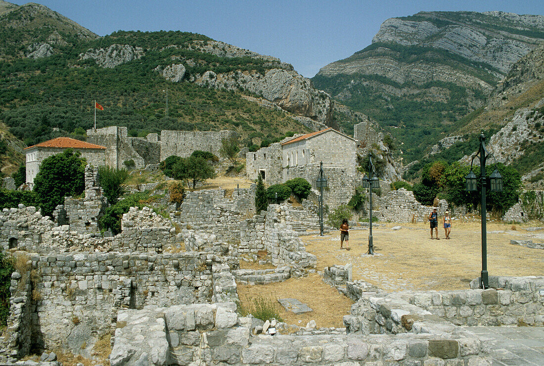 Trip to the city of ruins Stari Bar, Montenegro