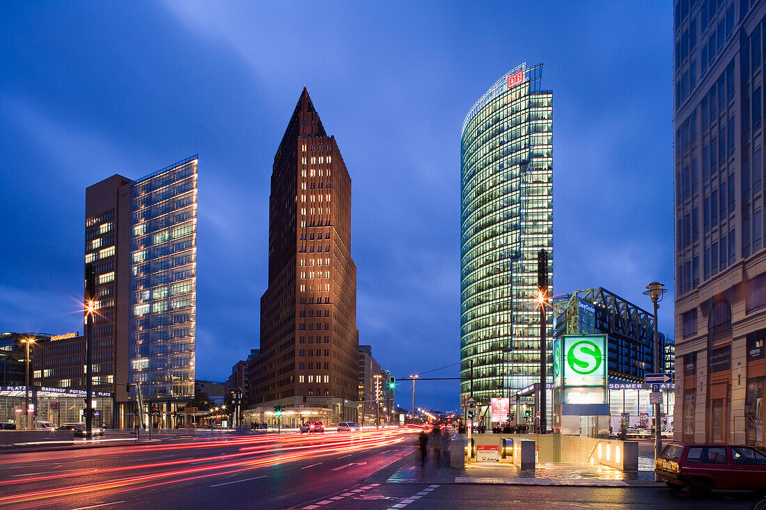 Office buildings at Potsdamer Platz (Potsdam Square), Berlin, Germany