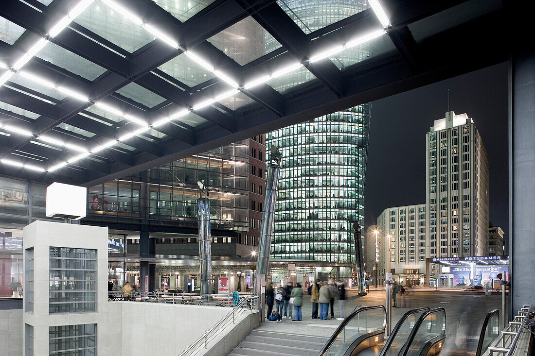 Station at Potsdamer Platz (Potsdam Square), Berlin, Germany