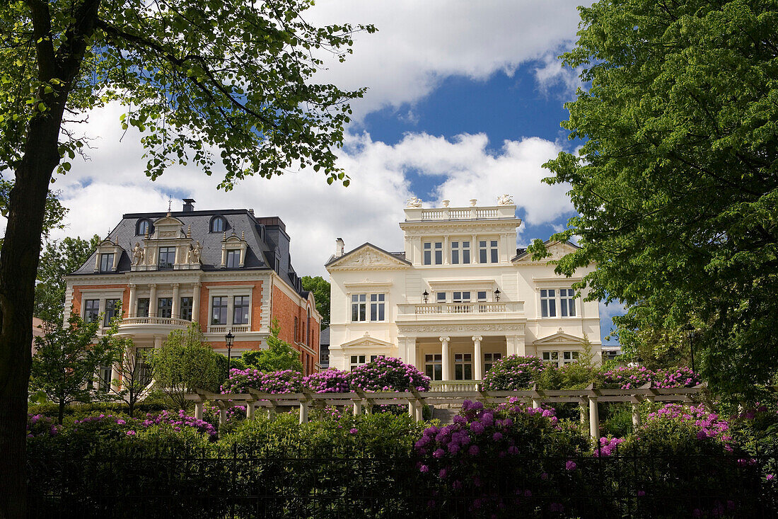 Villen in Rotherbaum, Hamburg, Deutschland