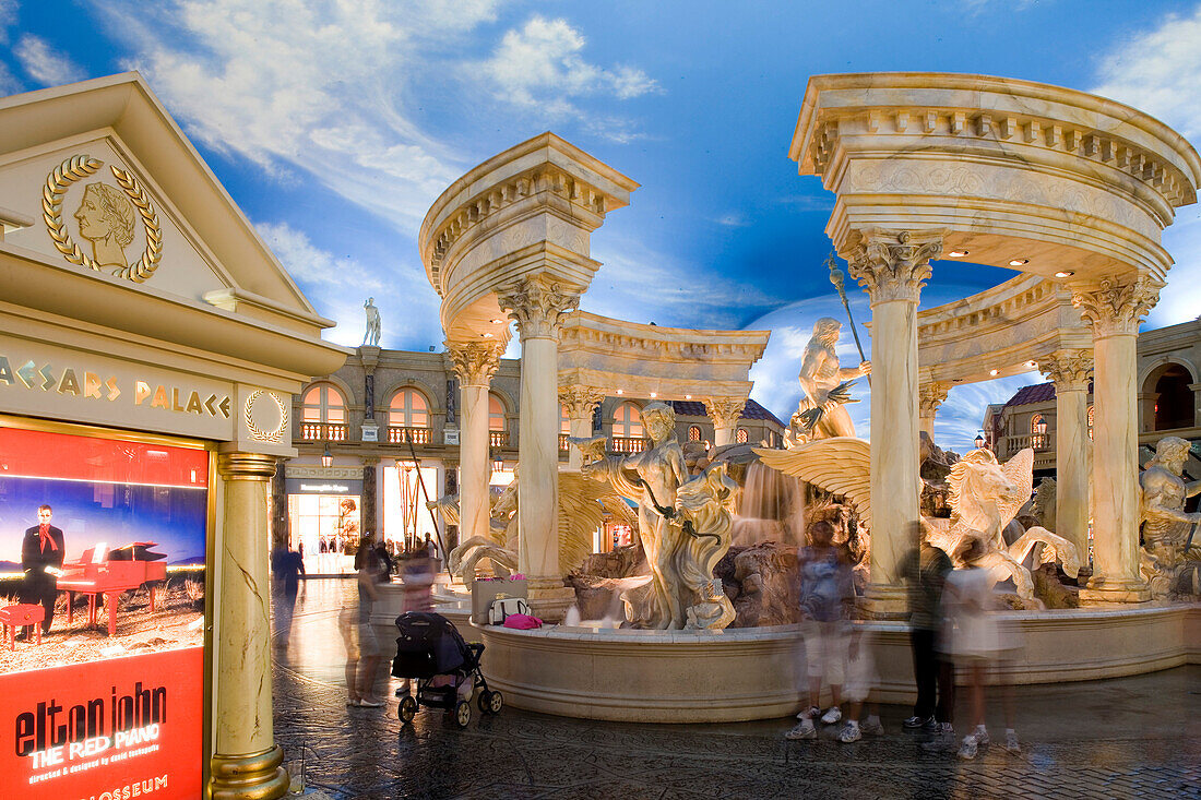 The Forum Shops at Caesars Palace in Las Vegas, Las Vegas, Nevada, USA