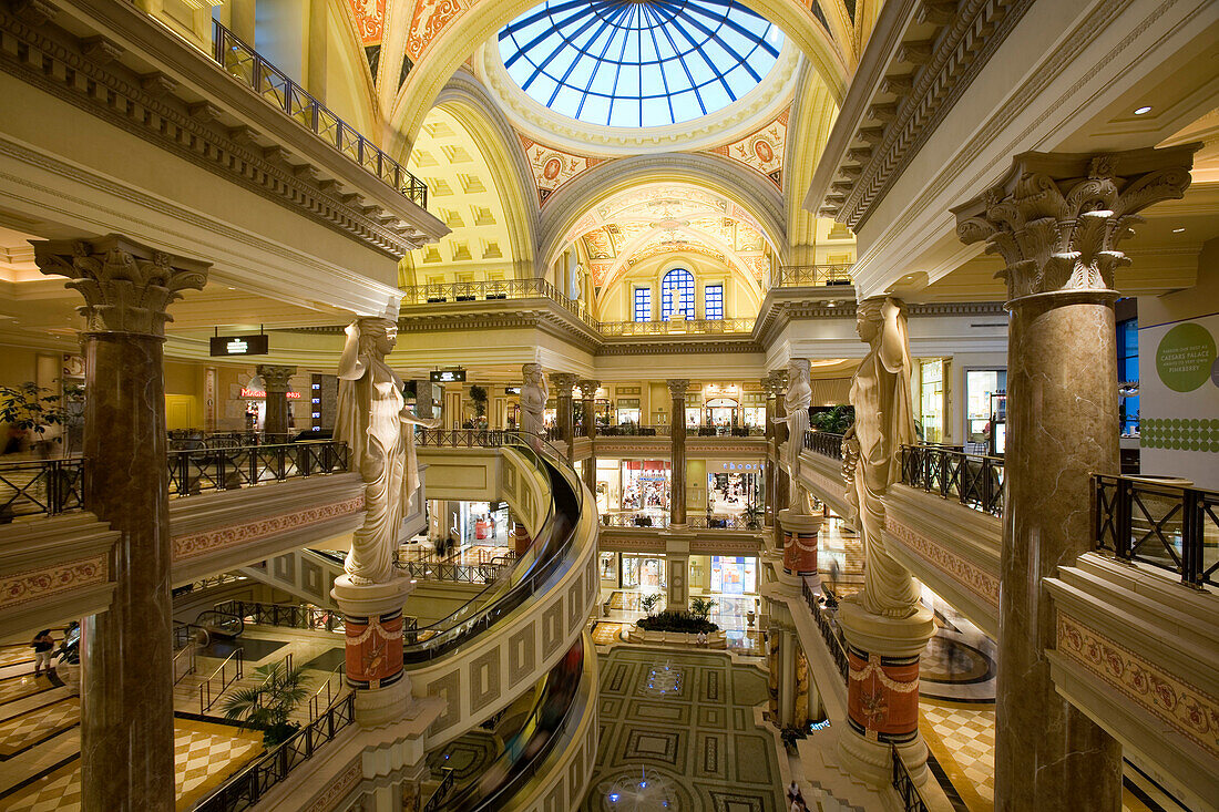 The Forum Shops at Caesars Palace in Las Vegas, Las Vegas, Nevada, USA